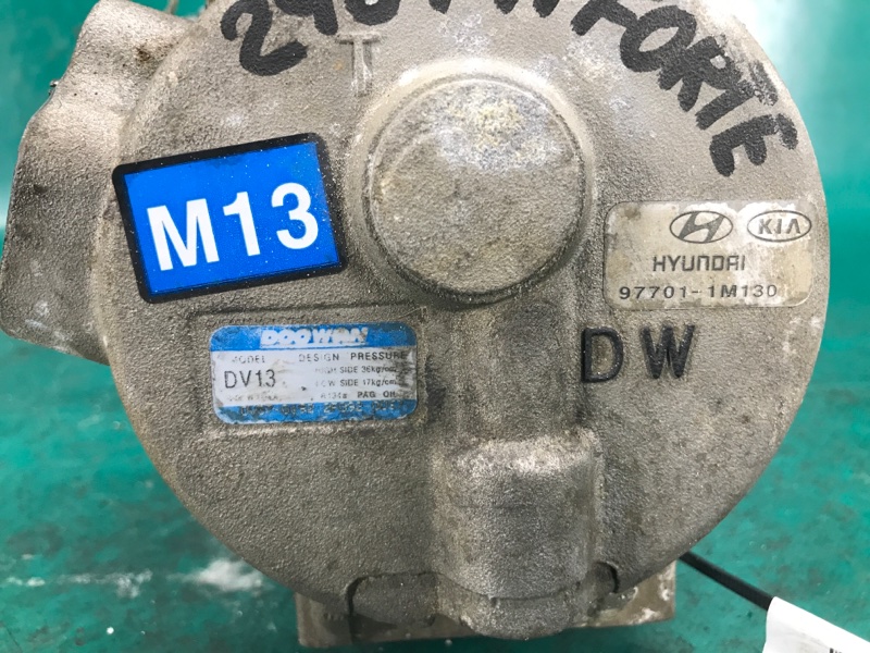 Компрессор кондиционера FORTE/CERATO TD 08-13 2012 Седан G4KD 2.0L