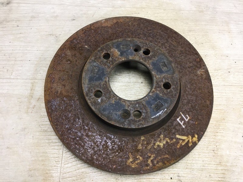 Тормозной диск передний HYUNDAI ELANTRA MD 10-15 2011 MD 1.8 G4NB 51712-3X000 Б/У