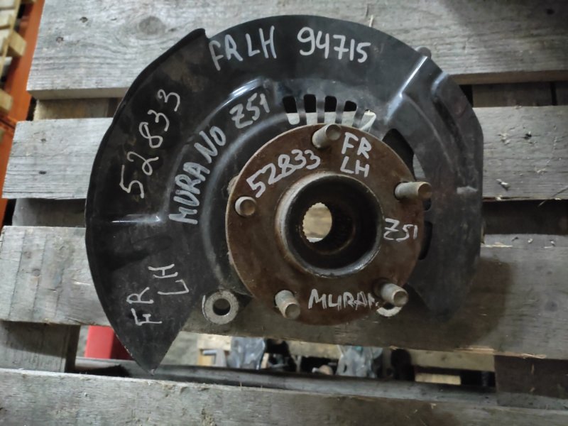 Кулак поворотный передний левый MURANO Z51 07-14 Кулак поворотный передний левый MURANO Z51 07-14