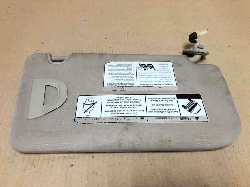 Козырек солнцезащитный левый NISSAN X-TRAIL/ROGUE T32 13-20 T32 2.5 QR25DE