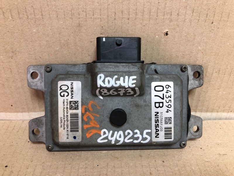 Блок управления АКПП NISSAN X-TRAIL/ROGUE T32 13-20 2016 T32 2.5 QR25DE 310F6-4BA0A Б/У
