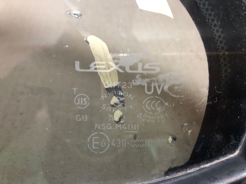 Стекло двери глухое заднее левое ES350 06-12 2008 XV40 3.5 2GR-FE