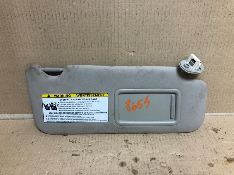 Козырек солнцезащитный правый LEXUS RX350/450 09-15 2012 GGL10L 3.5 2GR-FE 74310-0E020-B0 Б/У