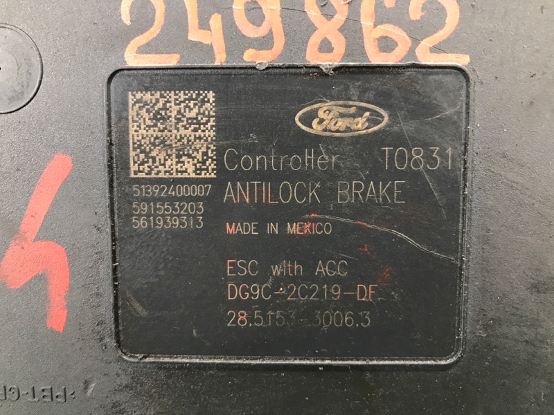 Блок ABS FUSION 14- 2014 Седан 2.5