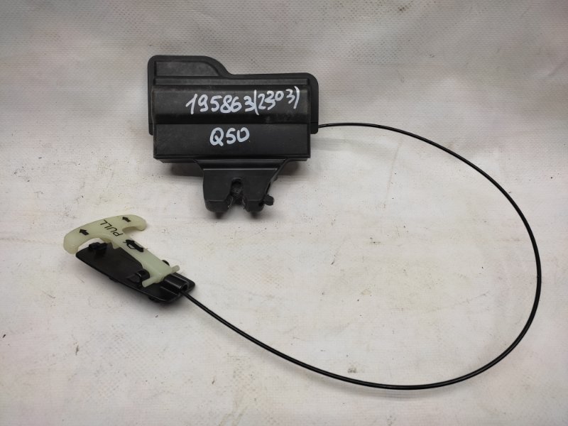 Замок крышки багажника INFINITI Q50 15-20 2017 Седан 3.0 VR30DDTT 84631-4GA2A Б/У