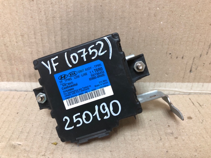 Блок управления дав.в шинах HYUNDAI SONATA YF 10-14 2013 YF 2.4 G4KK 95800-4R600 Б/У