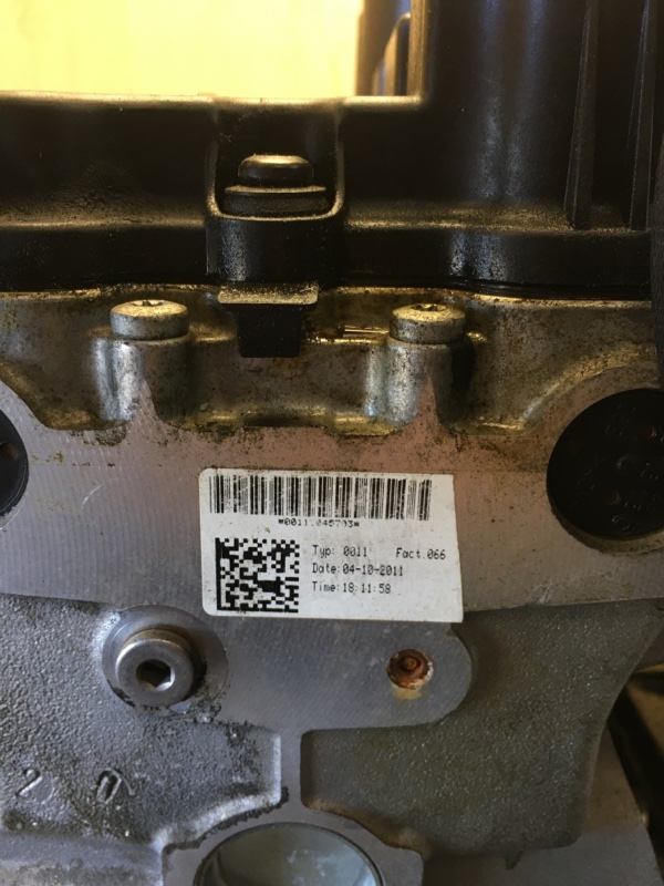 Двигатель бензин JETTA USA 10-17 2011 162 CBTA 2.5L