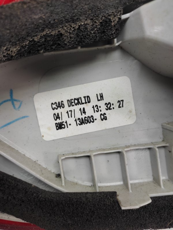 Фонарь внутренний задний левый FOCUS 10-18 2014 Седан 2.0