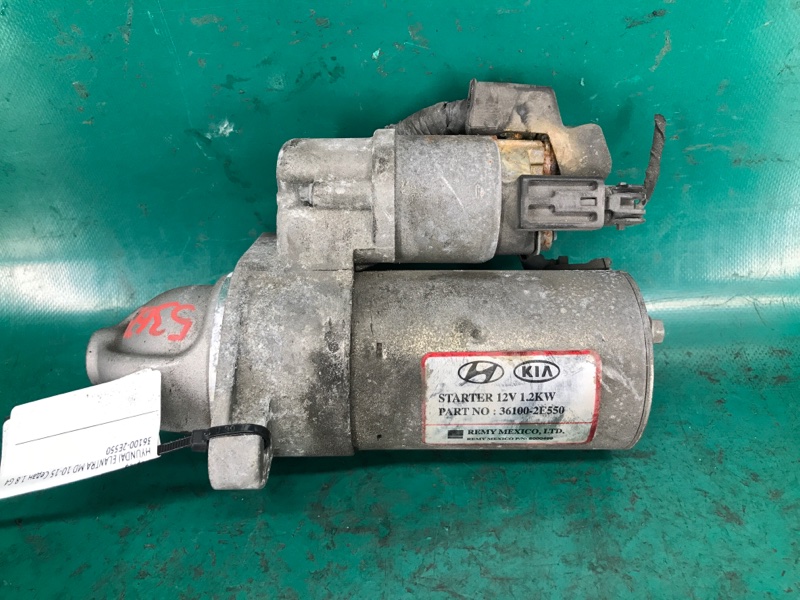 Стартер HYUNDAI ELANTRA MD 10-15 2013 Седан 1.8 G4NB 36100-2E550 Б/У