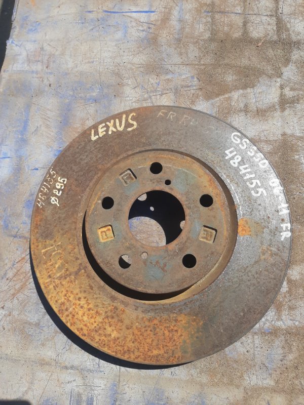 Тормозной диск передний правый LEXUS GS350 GS300 05-11 Б/У