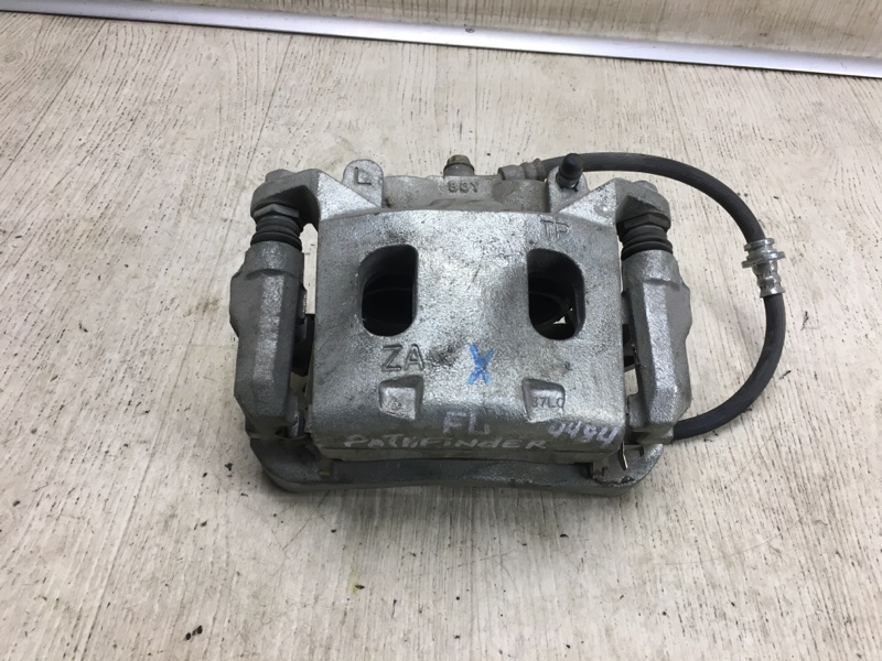 Суппорт тормозной передний левый NISSAN PATHFINDER R52 12-21 2018 R52 3.5 VQ35DD 41011-3JA0C Б/У