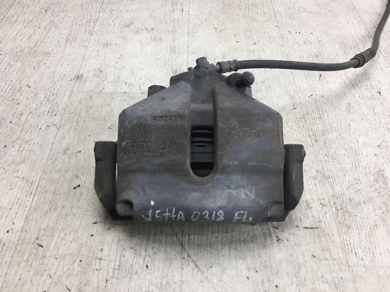 Суппорт тормозной передний левый VOLKSWAGEN JETTA USA 10-17 2013 162 1.8 CPRA 1K0 615 123 E Б/У