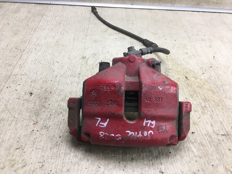 Суппорт тормозной передний левый VOLKSWAGEN JETTA USA 10-17 2013 162 2.0 CPLA 1K0 615 123 M Б/У