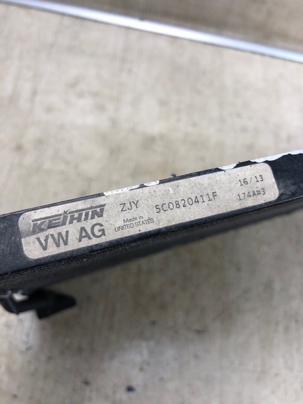 Радиатор кондиционера JETTA USA 10-17 2013 162 2.5 CBUA