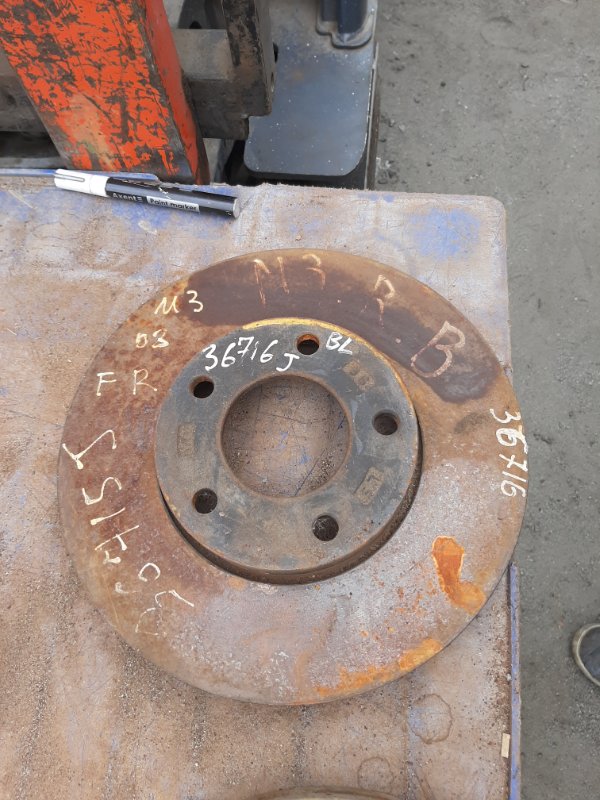 Тормозной диск передний 3 BL 09-13