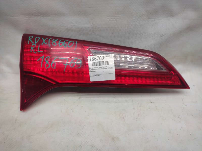 Фонарь внутренний задний левый ACURA RDX 12-19 2015 TB3 3.5 J35Z2 34155-TX4-A01 Б/У
