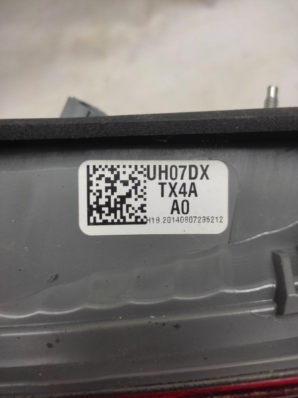 Фонарь внутренний задний левый RDX 12-19 2015 TB3 3.5 J35Z2