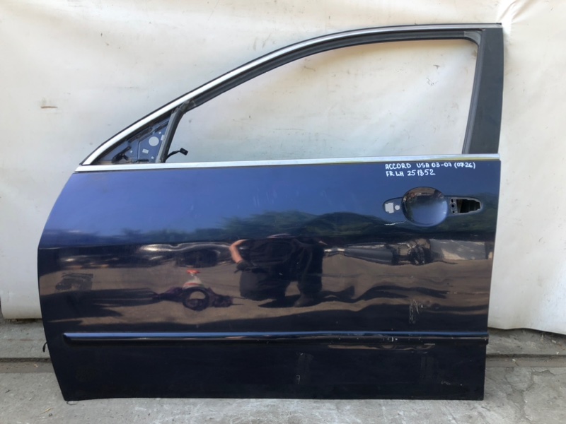 Дверь передняя левая HONDA ACCORD USA 03-07 2007 UC1 J30A 67050-SDA-A80ZZ Б/У