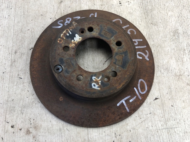 Тормозной диск задний KIA OPTIMA TF 11-16 2013 TF 2.4 G4KJ 58411-3Q000 Б/У