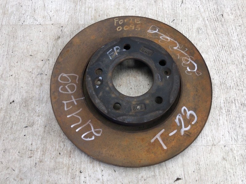 Тормозной диск передний KIA FORTE/CERATO TD 08-13 2009 TD 2.0 G4KD 51712-2L000 Б/У