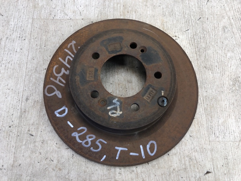 Тормозной диск задний KIA OPTIMA TF 11-16 2013 TF 2.4 G4KJ 58411-3Q000 Б/У