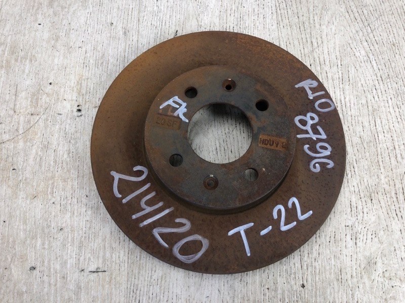 Запчасть тормозной диск передний KIA RIO UB 2011-2017 2012 UB 1.6 G4FD 51712-1W000 Б/У Тормозной диск передний KIA RIO UB 2011-2017 2012 UB 1.6 G4FD 51712-1W000 Б/У