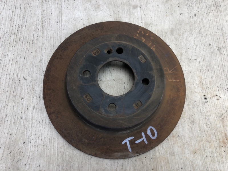 Тормозной диск задний KIA RIO UB 2011-2017 2012 UB 1.6 G4FD 58411-0U300 Б/У