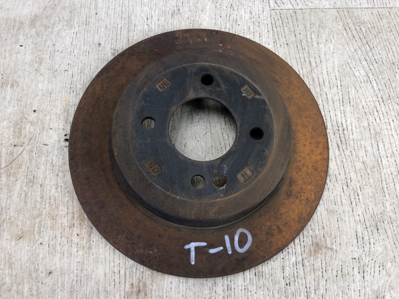 Тормозной диск задний KIA RIO UB 2011-2017 2012 UB 1.6 G4FD 58411-0U300 Б/У