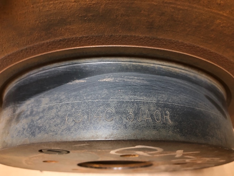 Тормозной диск задний INFINITI QX60/JX35 12-20 L50 3.5 VQ35DE