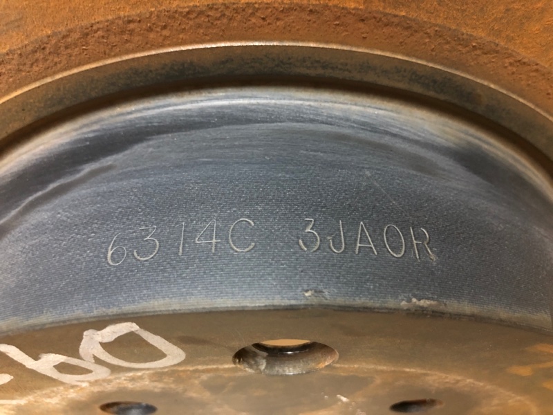 Тормозной диск задний INFINITI QX60/JX35 12-20 L50 3.5 VQ35DE