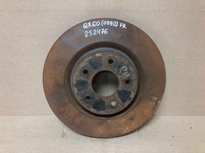 Тормозной диск передний INFINITI QX60/JX35 12-20 2016 L50 3.5 VQ35DE 40206-3JA0C Б/У