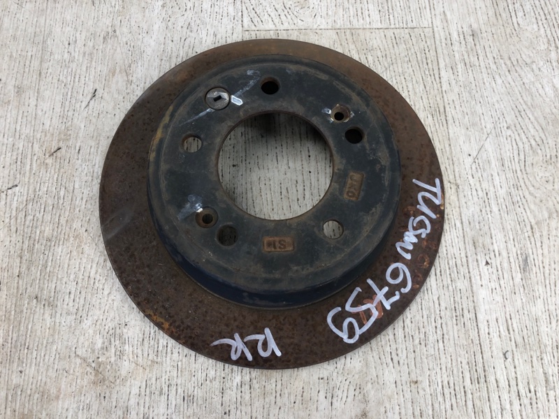 Тормозной диск задний HYUNDAI TUCSON LM 09-15 2014 LM 2.0 G4KD 584111H300 Б/У