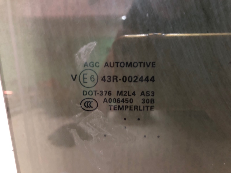 Стекло двери заднее правое QX60/JX35 12-20 2016 L50 3.5 VQ35DE