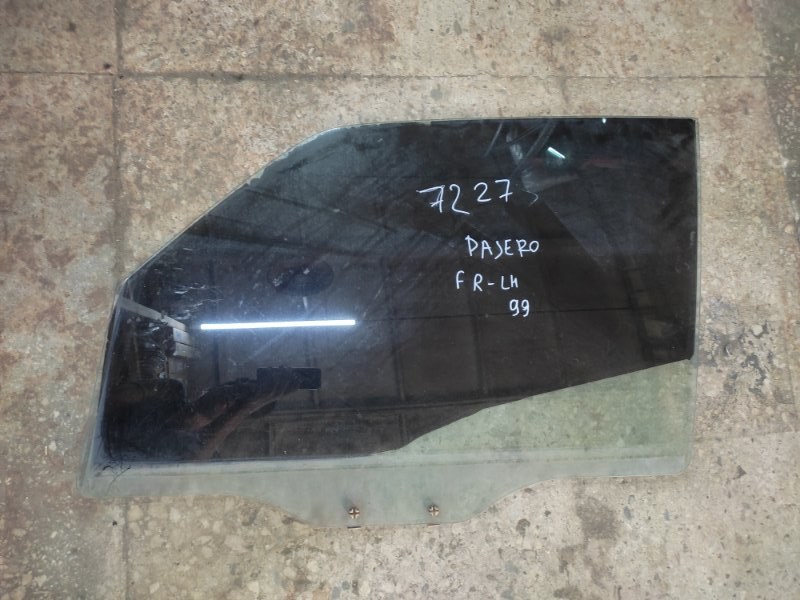 Стекло двери переднее левое MITSUBISHI PAJERO 99-06 5706A231 Б/У