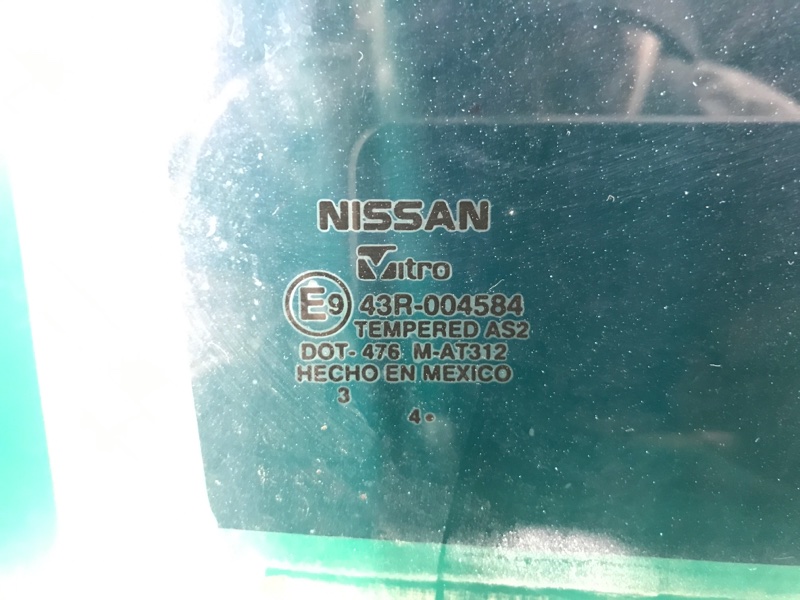 Стекло двери заднее правое SENTRA B17 12-21 2015 Седан 1.8 MRA8DE