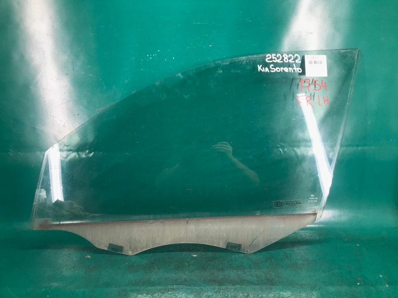 Стекло двери переднее левое KIA SORENTO XM 09-14 2010 Внедорожник 2.4 G4KE 82411-2P010 Б/У