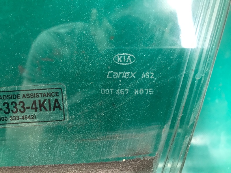 Стекло двери переднее левое SORENTO XM 09-14 2010 Внедорожник 2.4 G4KE