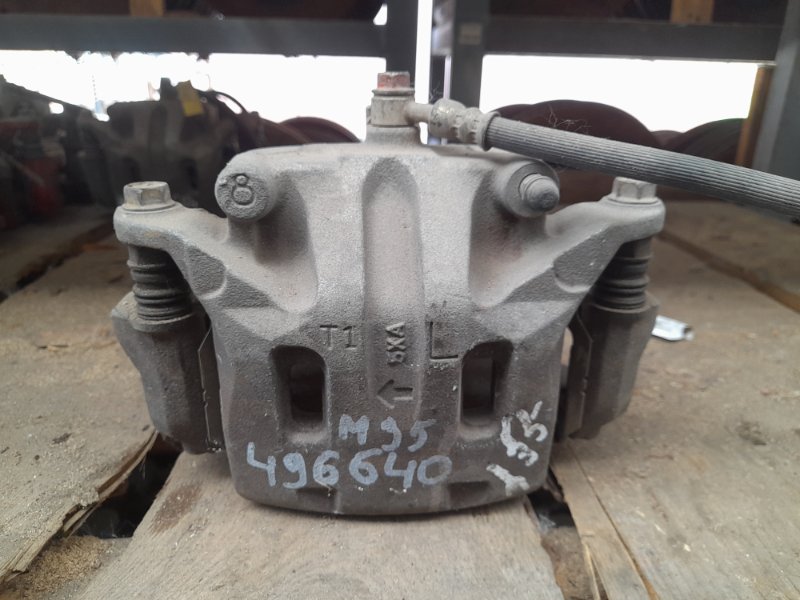 Суппорт тормозной передний левый INFINITI M35/M45 04-10 41011-EG50A Б/У