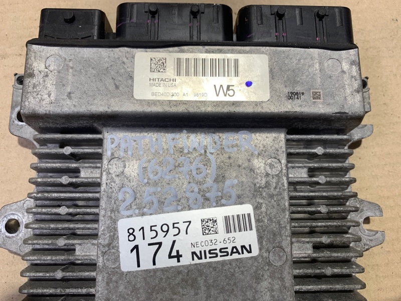 Блок управления двигателем PATHFINDER R52 12-21 2020 R52 3.5