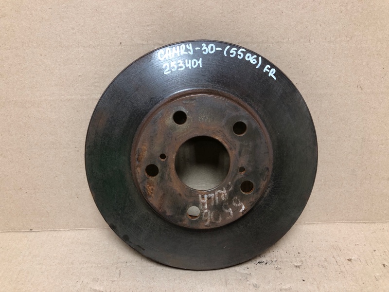 Тормозной диск передний TOYOTA CAMRY 30 02-06 2005 ACV30 2.4 2AZFE 43512-06040 Б/У