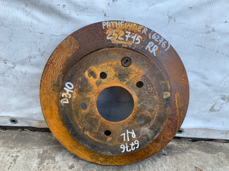 Тормозной диск задний NISSAN PATHFINDER R52 12-21 2020 R52 3.5 43206-CK000 Б/У