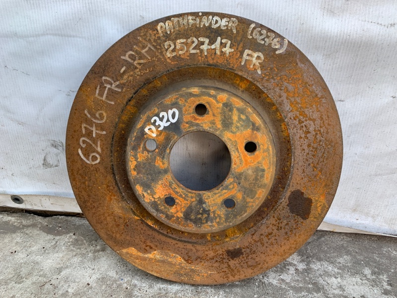 Тормозной диск передний NISSAN PATHFINDER R52 12-21 2020 R52 3.5 40206-3JA0C Б/У