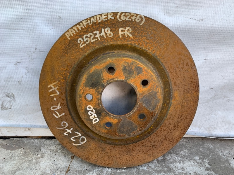 Тормозной диск передний NISSAN PATHFINDER R52 12-21 2020 R52 3.5 40206-3JA0C Б/У