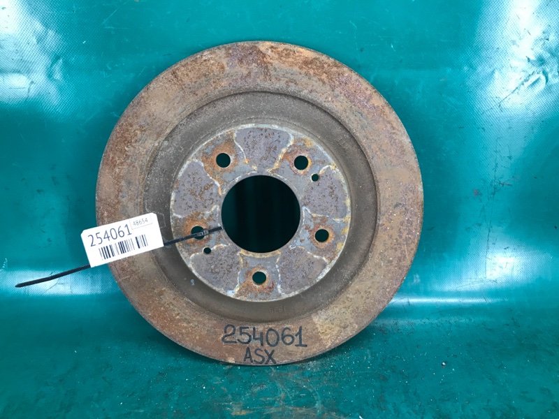 Тормозной диск задний MITSUBISHI ASX / OUTLANDER SPORT 10-21 2015 Внедорожник 2.0 4B11 4615A168 Б/У