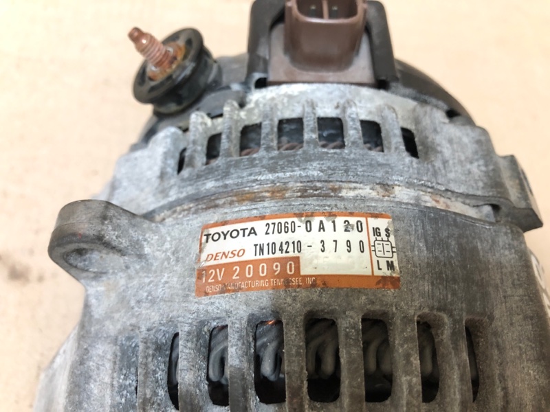 Генератор SOLARA 03-09 2006 ACV30L Кабриолет 3.3 3MZ-FE