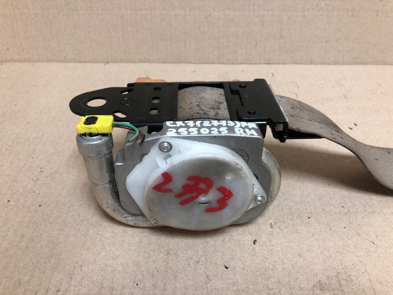 Ремень безопасности правый CX-7 06-12 2009 Внедорожник 2.5 L5 Ремень безопасности правый CX-7 06-12 2009 Внедорожник 2.5 L5