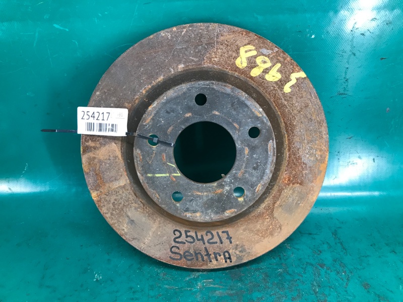 Тормозной диск передний NISSAN SENTRA B17 12-21 2015 Седан 1.8 MRA8DE 40206-3SG0A Б/У