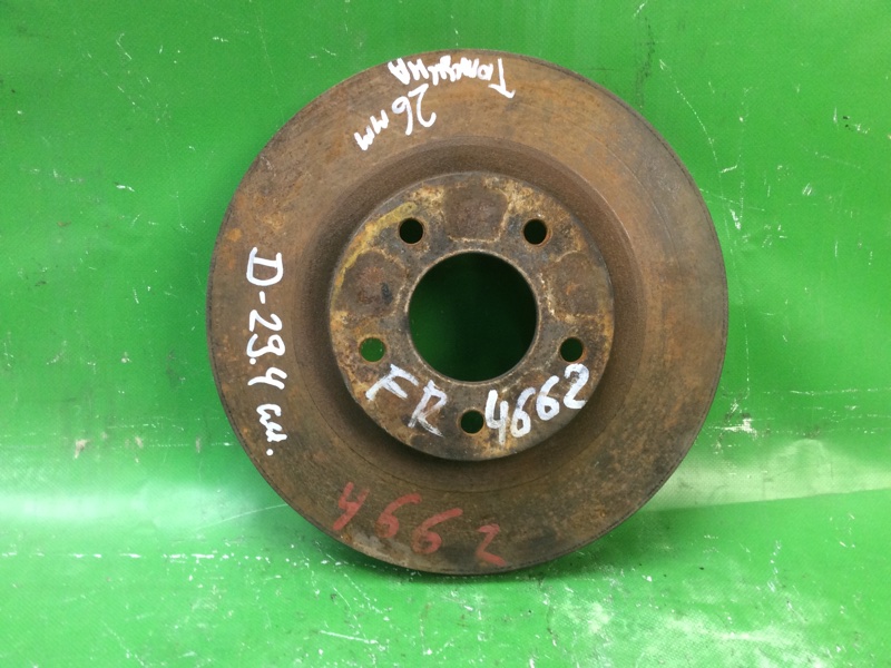 Тормозной диск передний DODGE AVENGER 07-14 2011 JS 3.6 ERB 5105514AA Б/У