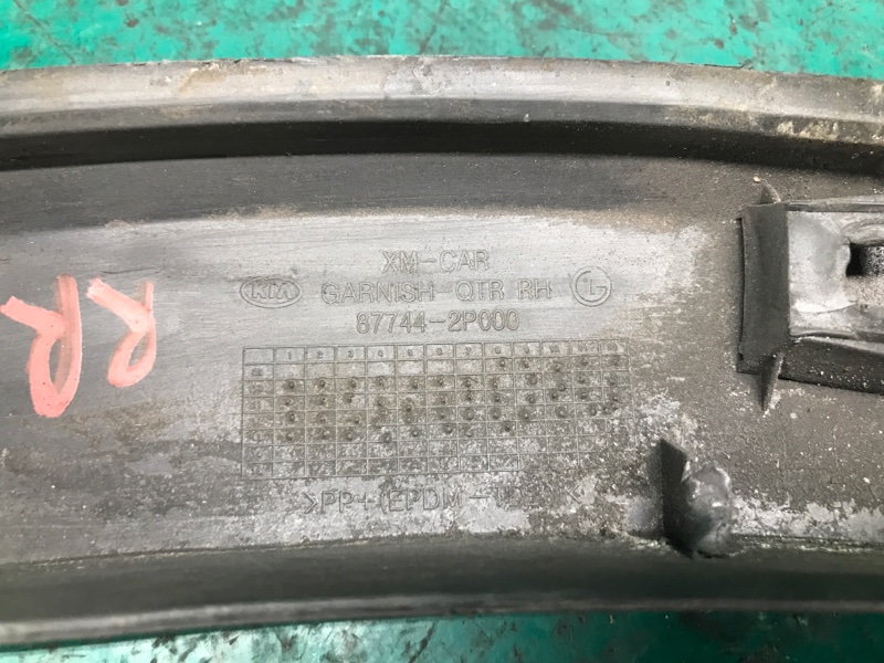 Накладка крыла (расширитель арки) задняя правая SORENTO XM 09-14 2010 Внедорожник 2.4 G4KE