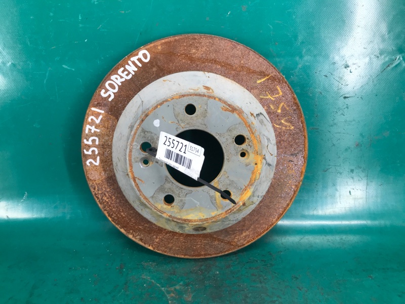 Запчасть тормозной диск задний KIA SORENTO XM 09-14 2010 Внедорожник 2.4 G4KE 584112P000 Б/У Тормозной диск задний KIA SORENTO XM 09-14 2010 Внедорожник 2.4 G4KE 584112P000 Б/У